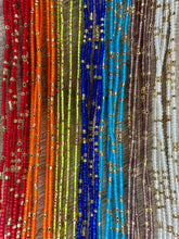 Load image into Gallery viewer, Solid color + Gold Tie On