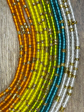 Load image into Gallery viewer, Solid color + Gold Tie On