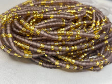 Load image into Gallery viewer, Solid color + Gold Tie On