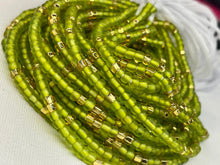 Load image into Gallery viewer, Solid color + Gold Tie On