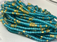 Load image into Gallery viewer, Solid color + Gold Tie On