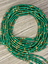 Load image into Gallery viewer, Solid color + Gold Tie On