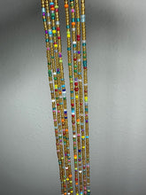 Load image into Gallery viewer, 8/0 Multi Color Waist Beads
