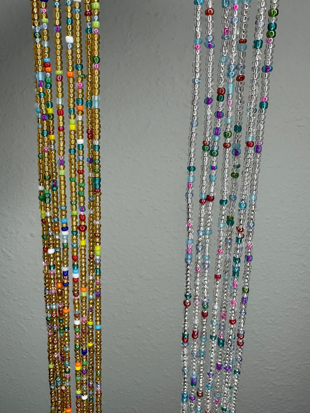 8/0 Multi Color Waist Beads